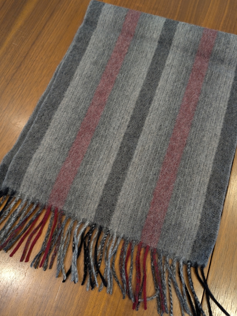 Cashmere Men's Alan Flusser Striped Scarf
